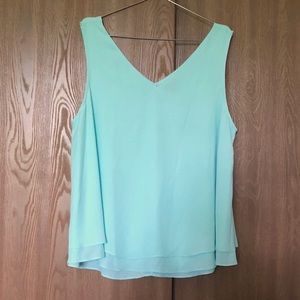 The Limited Layered Mint Tank